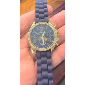 Women's 40mm Attention Watch, Gold Tone with Crystal Accents